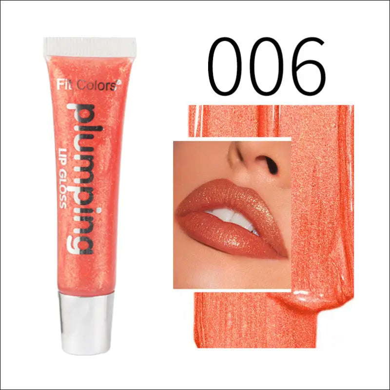 Jelly Oil Plump Lip Gloss - eprolo Lip Makeup Bijwerking Lipstick - 06# QT Pearlescent / 12g - lippen verzorging