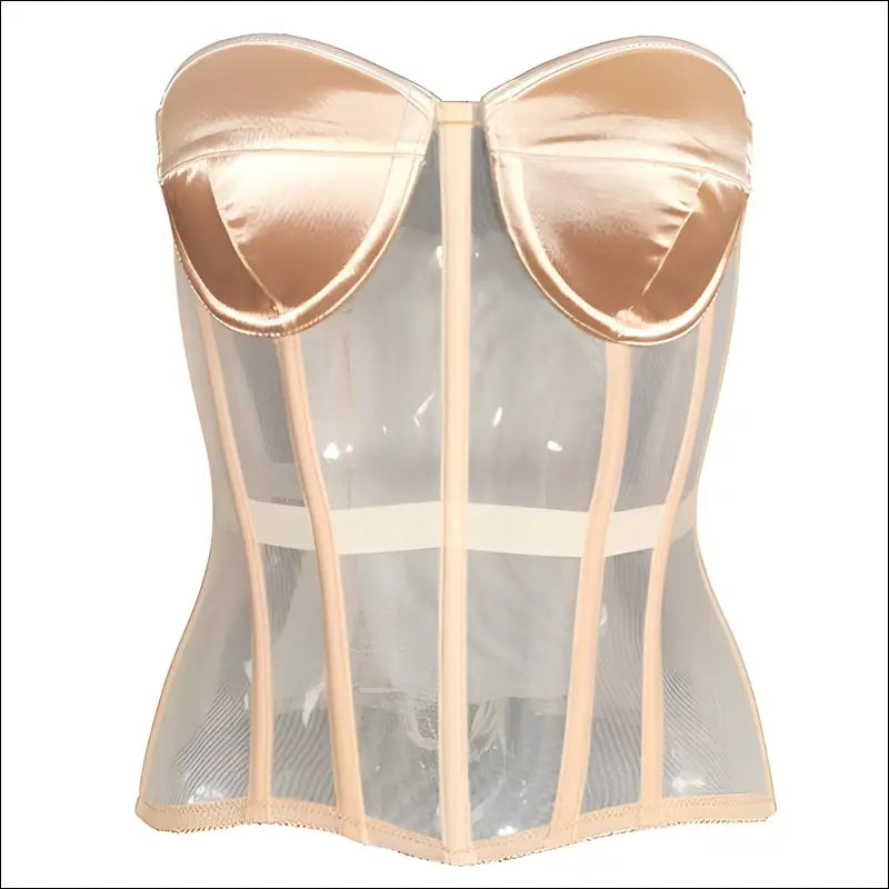 Kanten Shaping Corset - Apricot / XXS - kleding