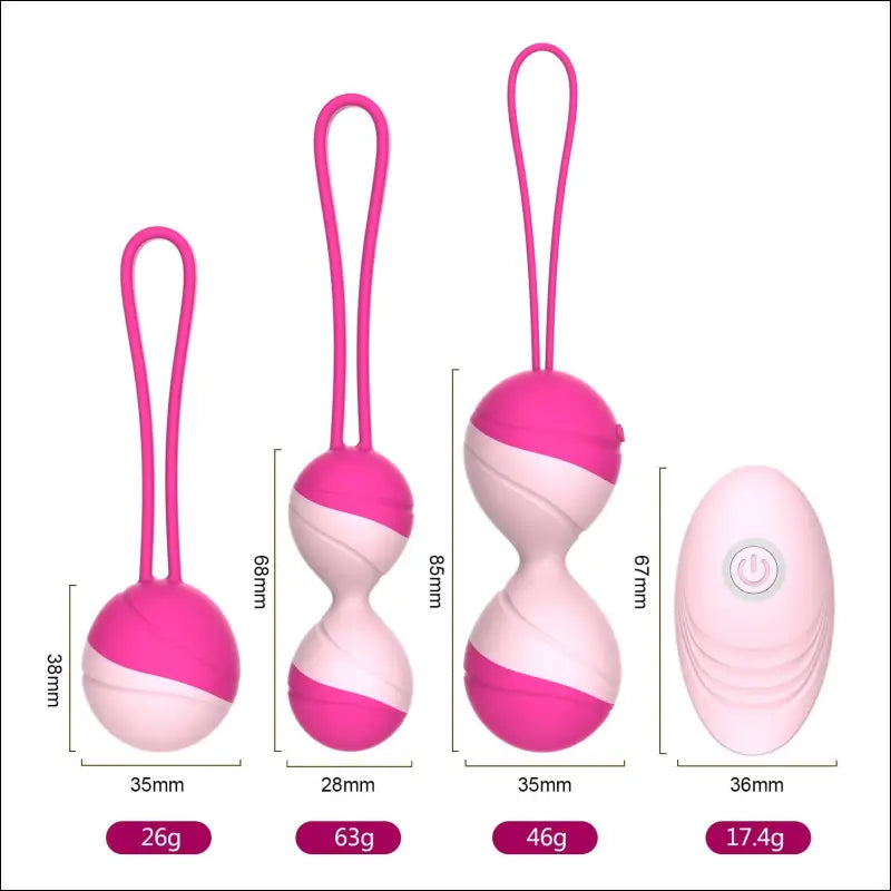 Kegel Bal Oefeningen - Anale Massage Ketting - 10 Vibratie Levels - anale stimulator