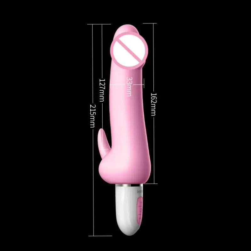 LETEN 3 Motor Pulse Dildo Vibrator - Intelligent Heating Rechargeable