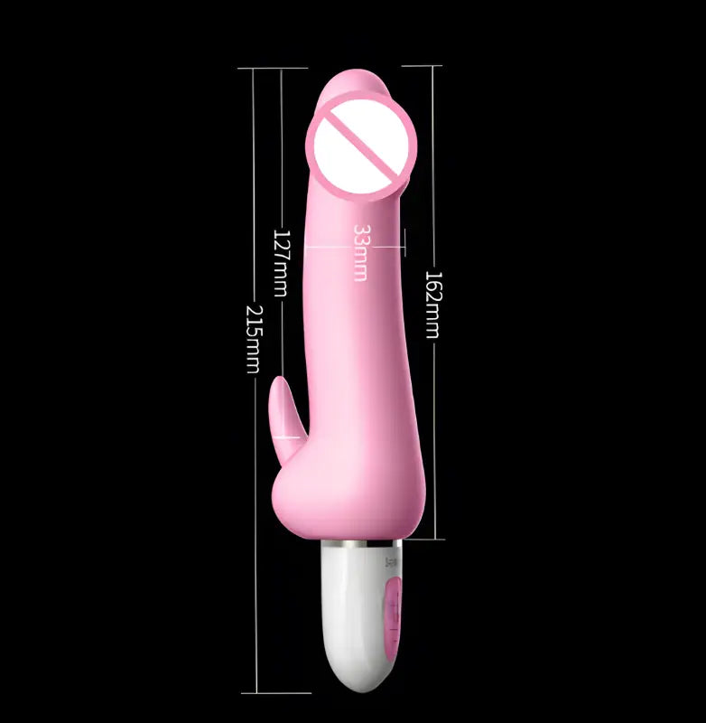 LETEN 3 Motor Pulse Dildo Vibrator - Intelligent Heating Rechargeable