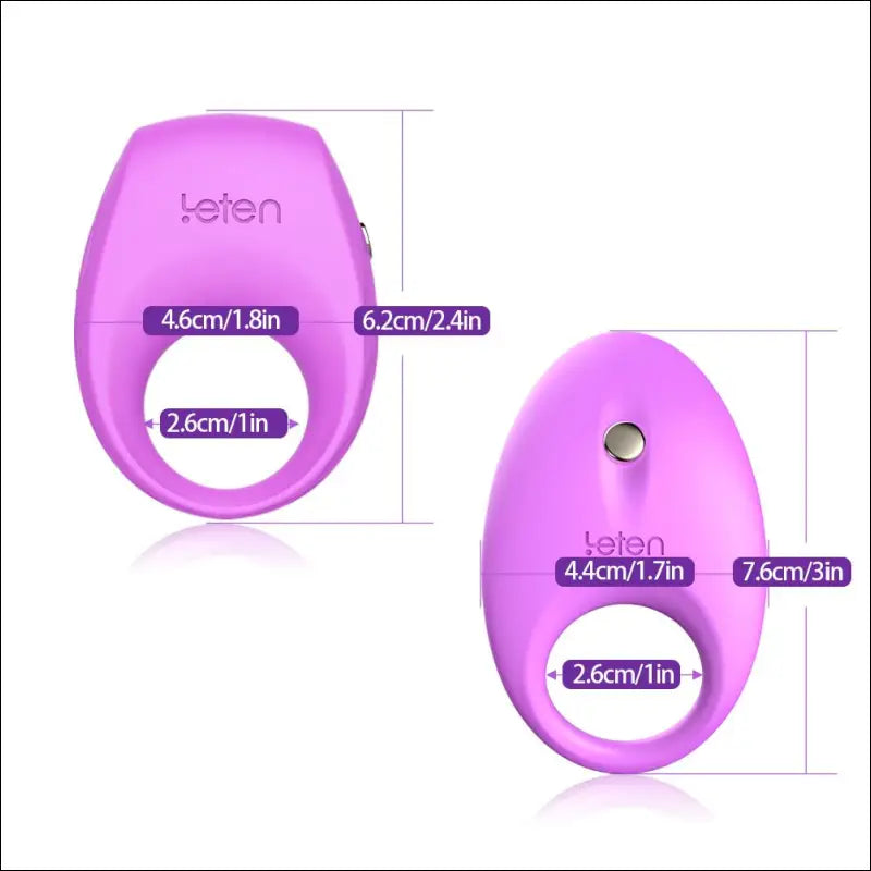 LETEN Penis Cock Ring - Vibrating Toys for Couples Waterproof