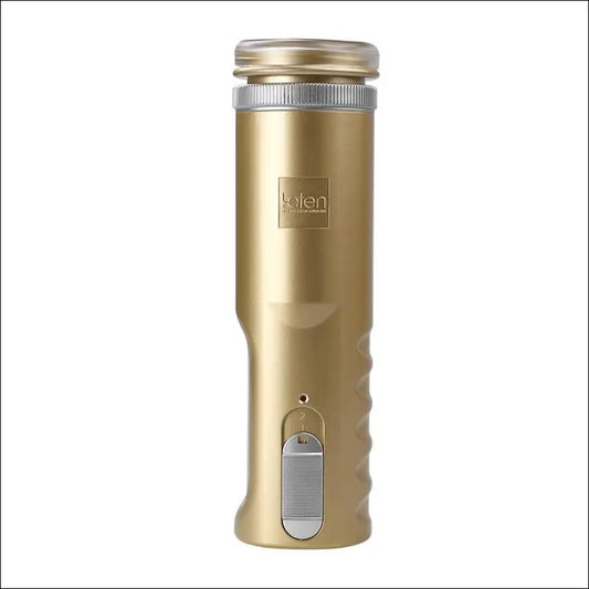 Leten Piston Retractable Thrusting Masturbator for Men - Automatic - Gold