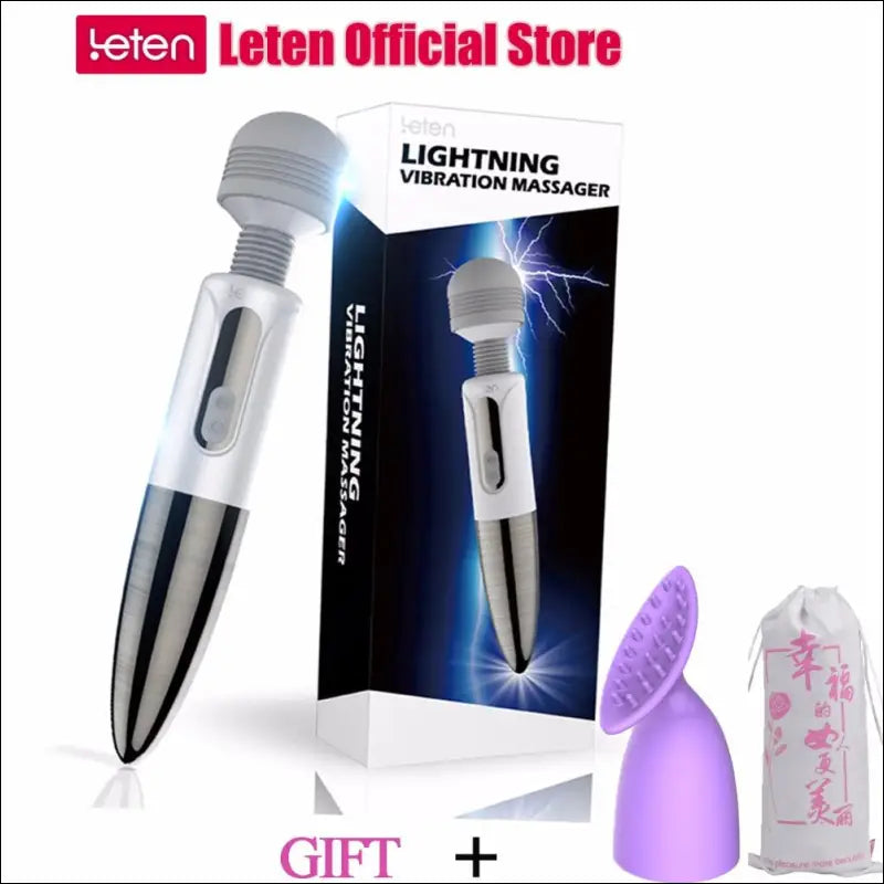 LETEN Vibrator Sex Toy - Krachtige Vibratie Massager voor Vrouwen