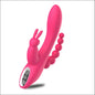 Luxe USB-Oplaadbare Konijnen Vibrator - G-P Spot Clit Stimulator - Rose