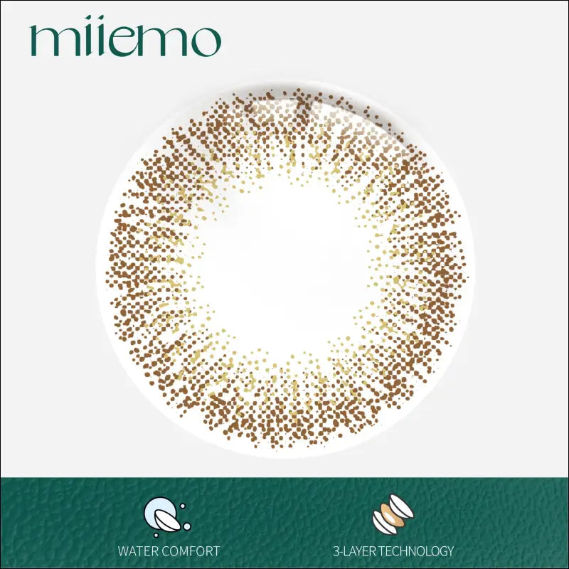 Miemo Gypsophila Licht Bruin Contactlenzen - 6 Maanden Draagduur - Lenzen