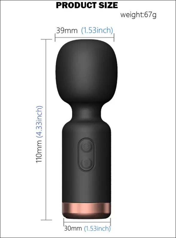 Mini Sterke Shock AV Vibrator - Vrouwelijke Masturbatie Massager