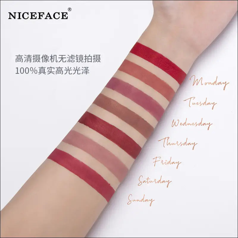 Niceface Lip Liners Set - Eprolo 7 Stuks