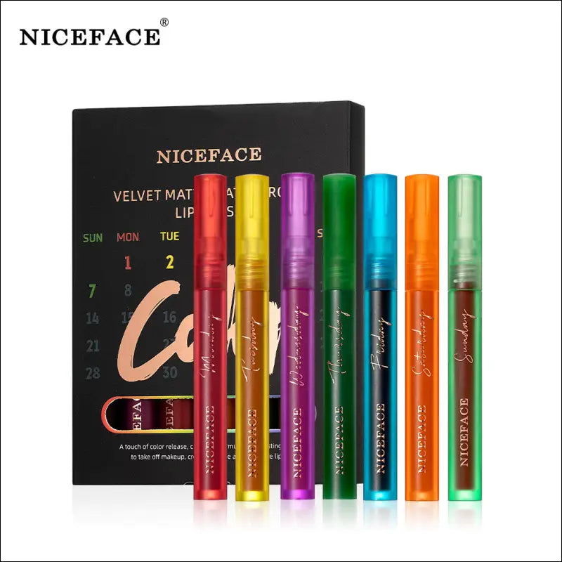 Niceface Lip Liners Set - Eprolo 7 Stuks