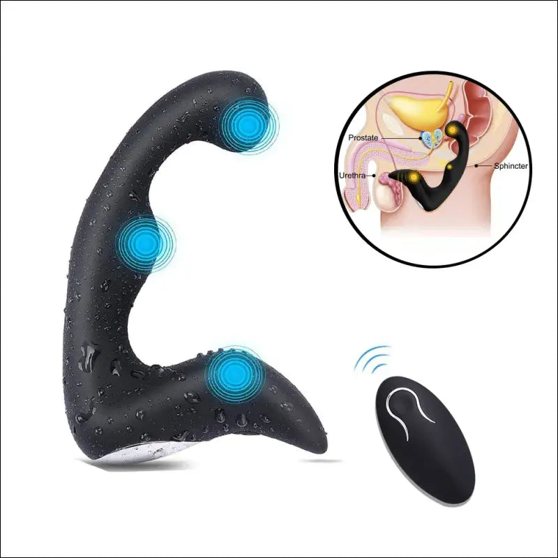 Prostaat Massage Vibrator - 9 Snelheden Waterdicht Draadloze Afstandsbediening