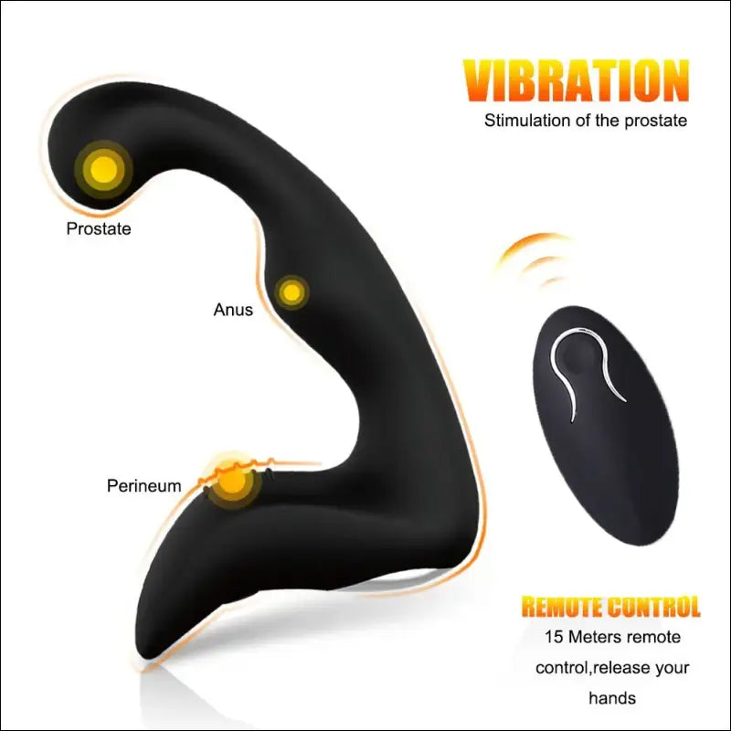 Prostaat Massage Vibrator - 9 Snelheden Waterdicht Draadloze Afstandsbediening