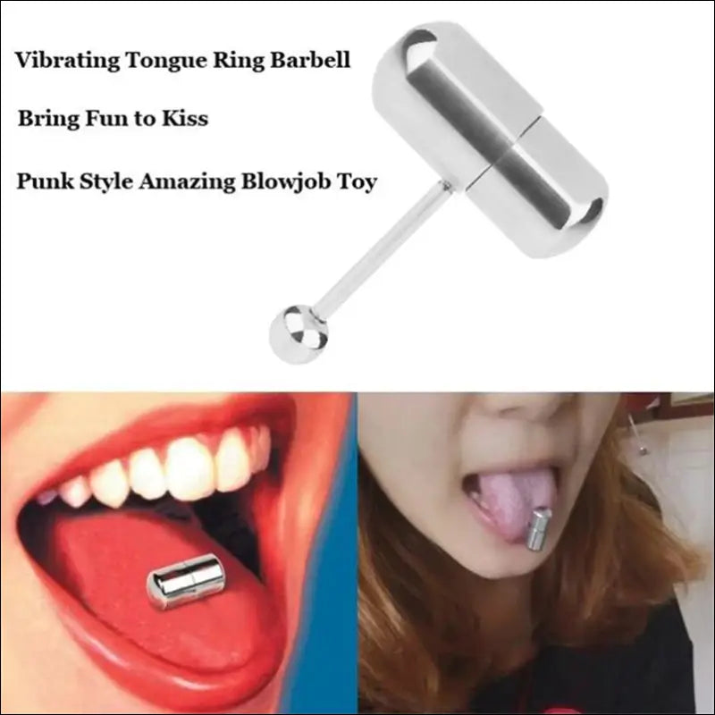 Punk Style Sexy Adult Toy - Morease Tong Vibrator Ring Stainless Steel