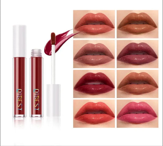 QIBEST Mirror Water Glossy Lip Gloss - Moisturizing Lip Plumping