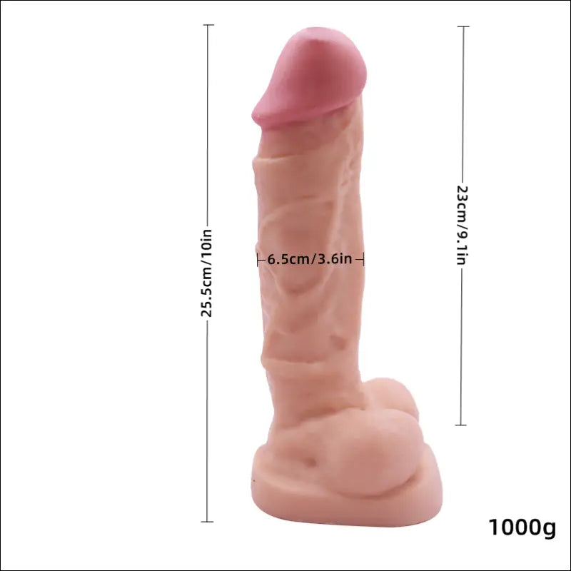 Realistische Dildo 23 cm - PVC Materiaal Zuignap Voet