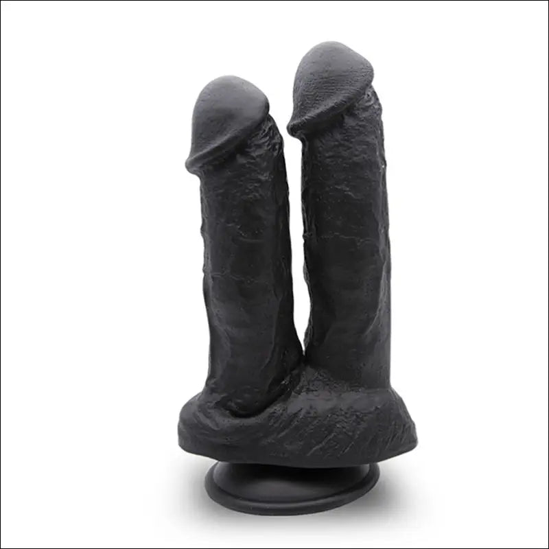 Realistische Dubbele Dildo 15 cm - PVC Materiaal 21.5 cm - dildo