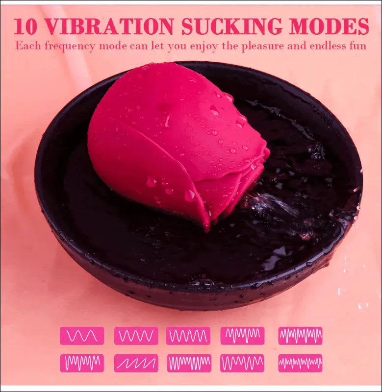 Roosvormige Vaginaal Sucking Vibrators - Clitoris Stimulatie Krachtige Vibrators