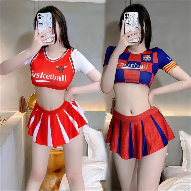 Sexy Cosplay Uniform - School Voetbal Meisje Korte Rok - cos play