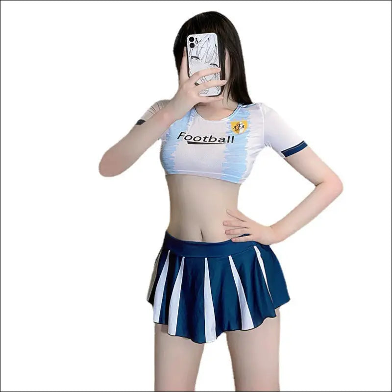 Sexy Cosplay Uniform - School Voetbal Meisje Korte Rok - cos play