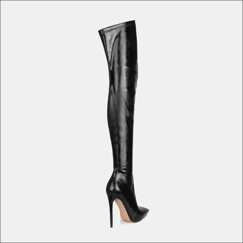 Sexy Over The Knee Boots - Thin High Heels Artificial PU