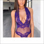 Sexy Verleidelijke Kant Lingerie - Stretchmateriaal eprolo - Purple