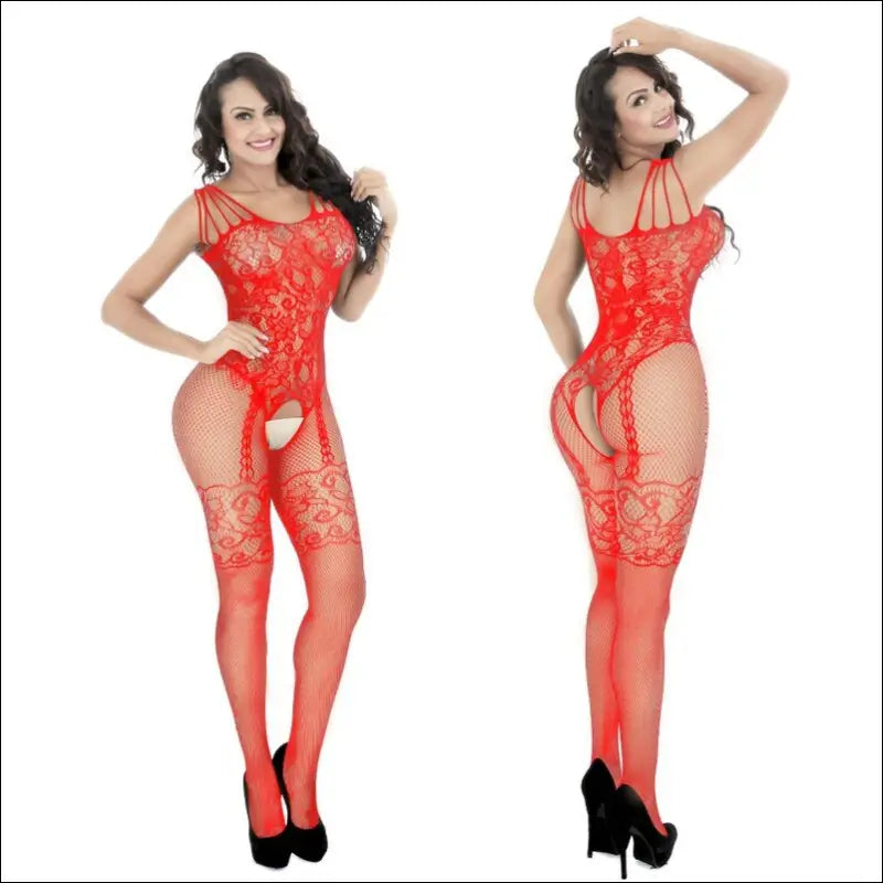 Sexy Vrouwen Lingerie - Erotische Babydoll & Bodystocking Slaapkleding - Sexy red / Suitable for 40-65kg / China