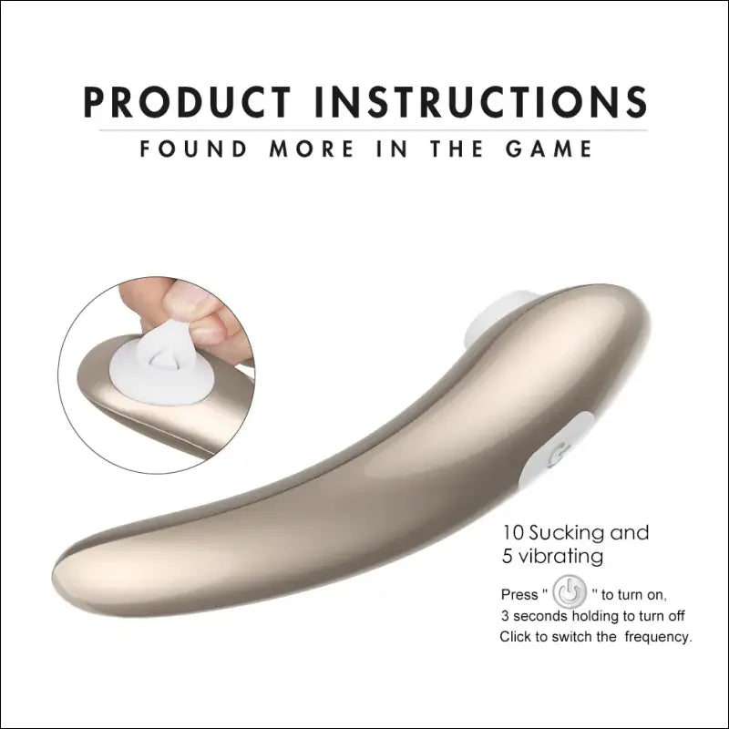 SHANDE Clit Nipple Sucker Vibrator - Vrouw Clitoris Stimulator