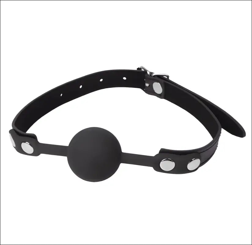 Silicoon Sexy Ball Gags - Bondage BDSM Fetish Mond Speeltje - Black