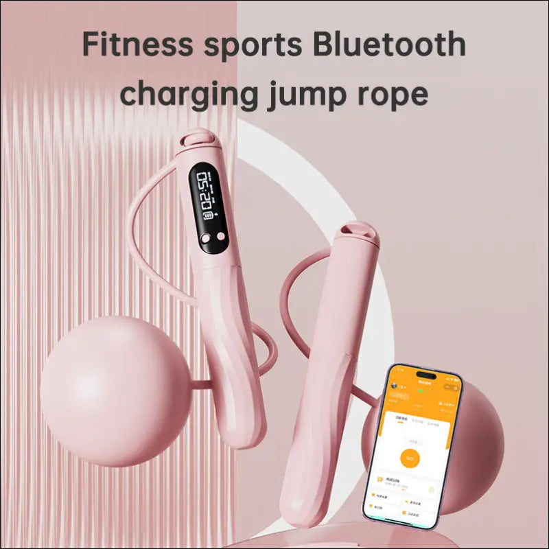 Slimme Bluetooth Oplaadbaar Springtouw - Gewogen Bal Fitnessoefening