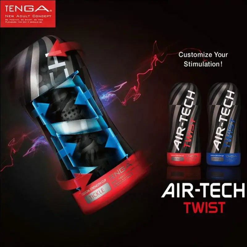 TENGA AIR-TECH TWIST Male Masturbator - Reusable Vacuum Cup Sex Toy