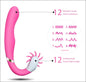 Unieke Borstels voor Clitorisstimulatie en G-Spot Vibrator - Dubbele Motoren - Prostaat massage vibrator