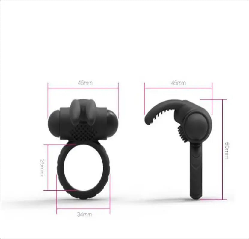 Viberate Silicone Vibrator Ring - Dual plezier voor hem en haar - Vibrerend dildo